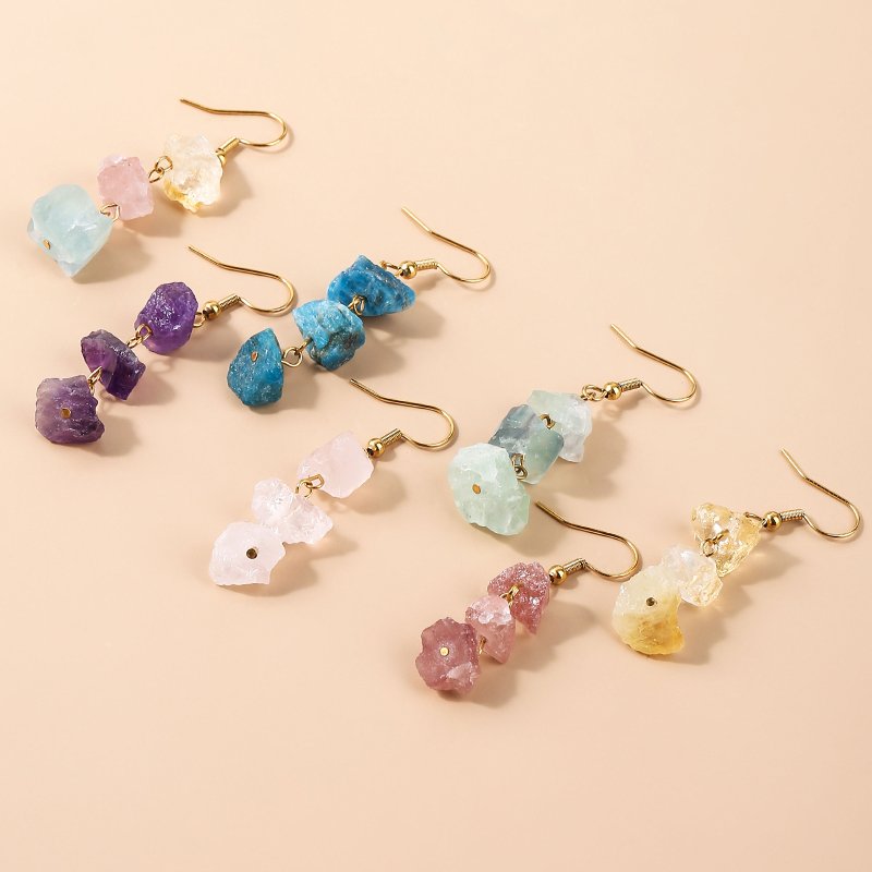 Bulk S Raw earrings