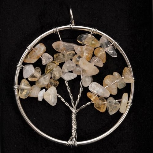 Citrine Round Tree of Life