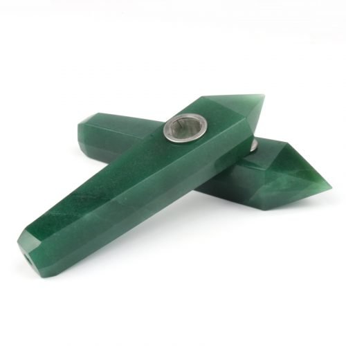 Green Aventurine Smoking Pipe