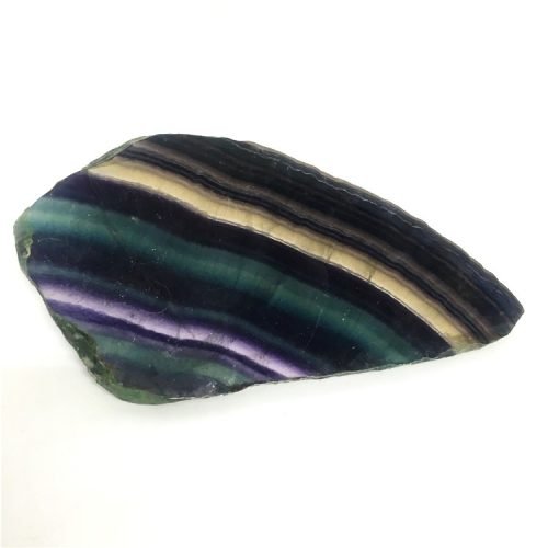 Rainbow Fluorite Slice