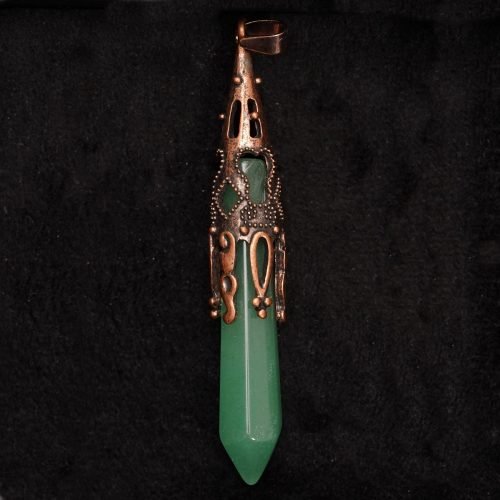 Green Aventurine Vintage Pendant