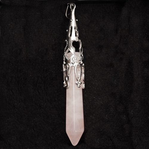 Rose Quartz Vintage Pendant