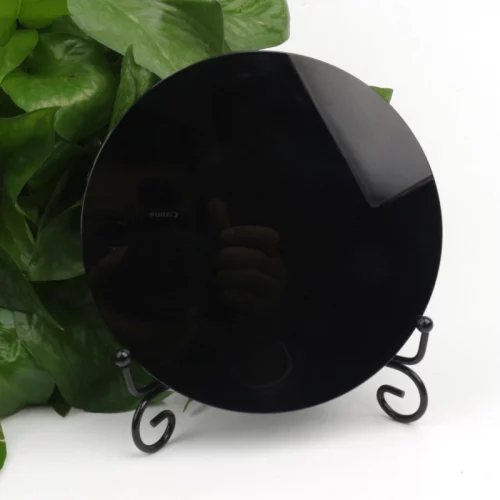 Black Obsidian Mirror