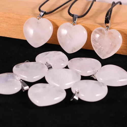 Clear Quartz Heart