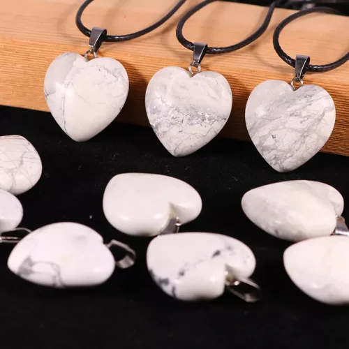 Howlite Heart
