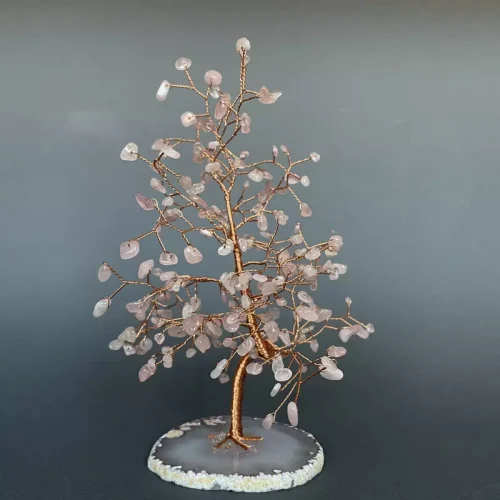 Rose Quartz Crystal Tree