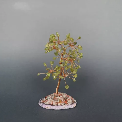 Peridot Crystal Tree