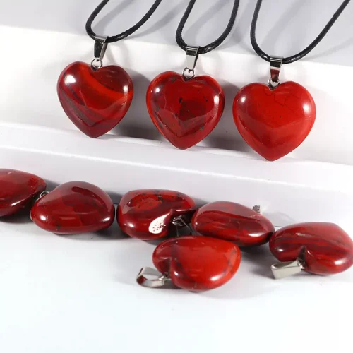 Red Jasper Heart