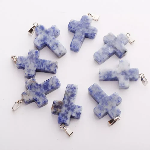 Sodalite Cross