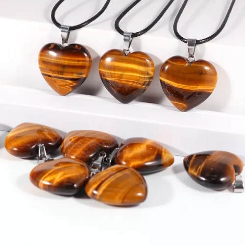 Tiger's Eye Heart