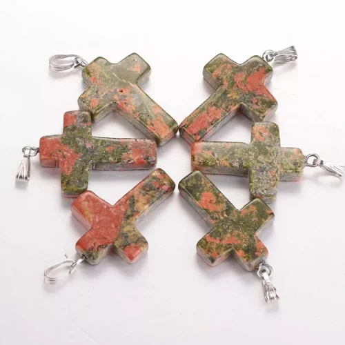 Unakite Cross