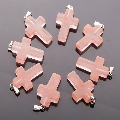 Red Quartz Cross
