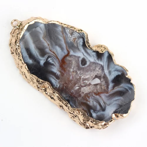 Black Geode Agate