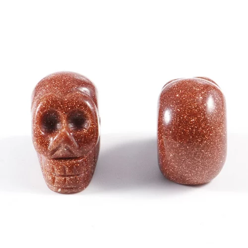 Gold Sandstone Skull