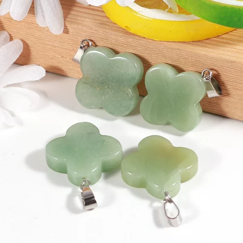 Green Aventurine Clover