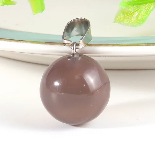 Grey Agate Round Ball