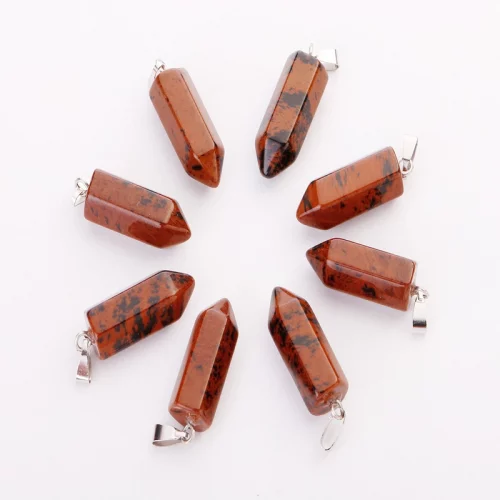 Mahogany Obsidian Hexagon bullet