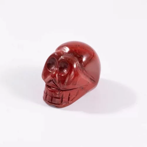 Red Jasper Skull