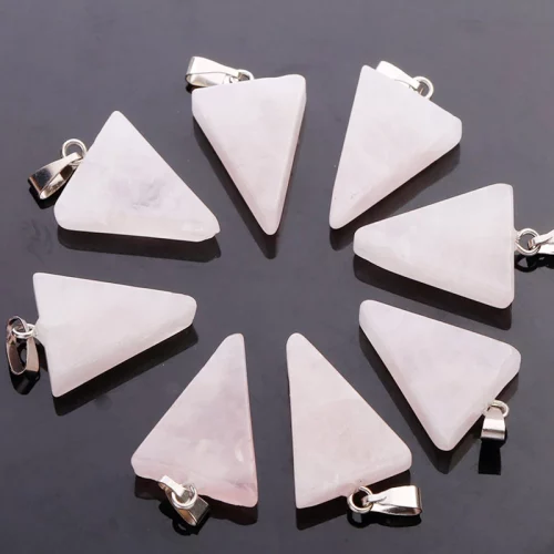 Rose Quartz Triangle