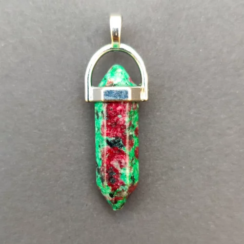 Ruby Zoisite Pendulum