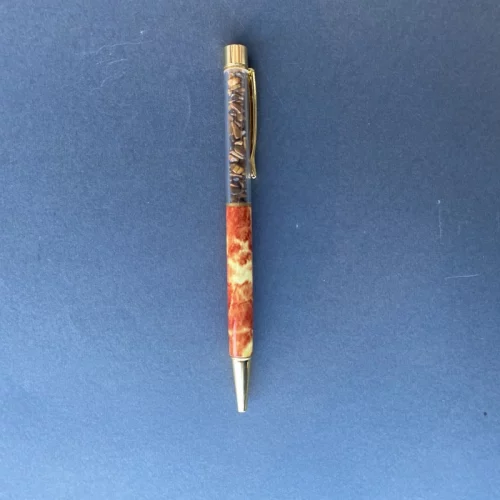 Tiger's Eyes Red Marble