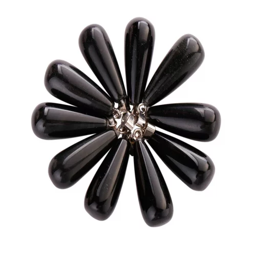 Black Obsidian Teardrop