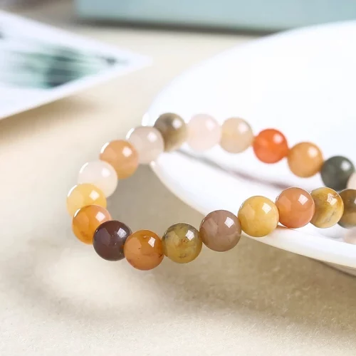 Gold Jade Prayer Beads