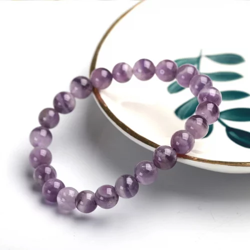 Chevron Amethyst Bracelet