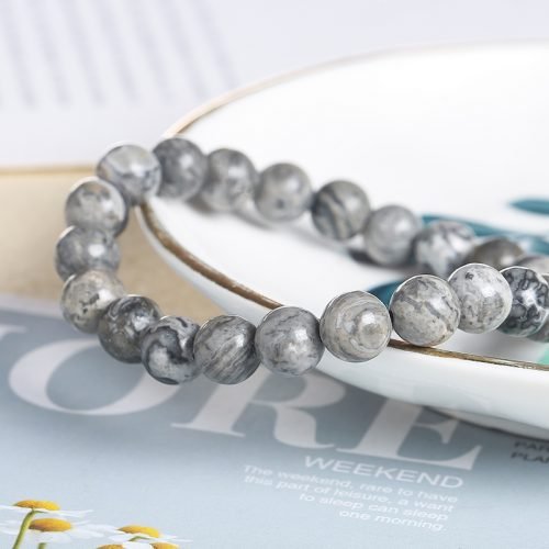 Gray Picasso Prayer Beads