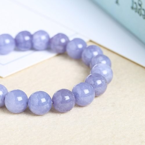 Violet Aquamarine Prayer Beads