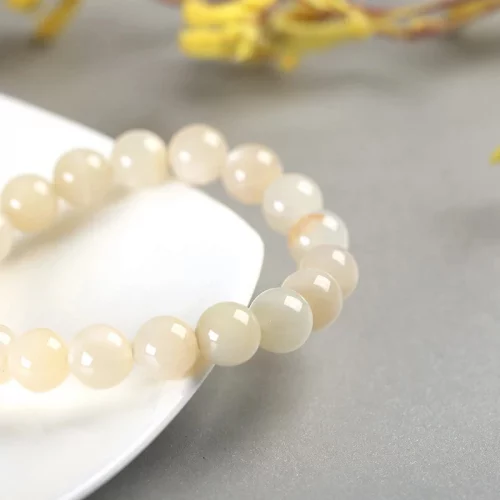 White Moonstone Prayer Beads