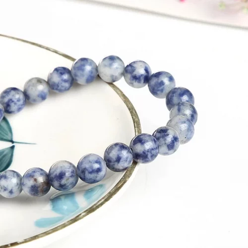 Blue Dot Sodalite Prayer Beads