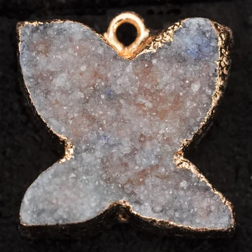 Peacock Druzy Butterfly