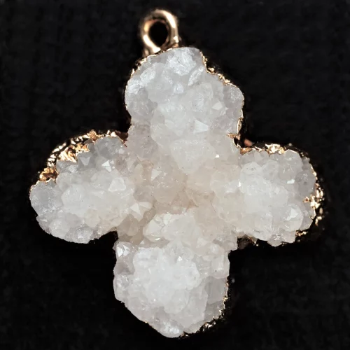 White Druzy Clover