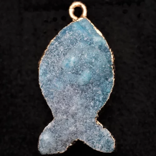 Blue Druzy Fish
