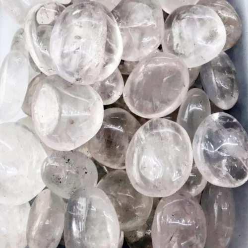 Clear Quartz Palm Stone