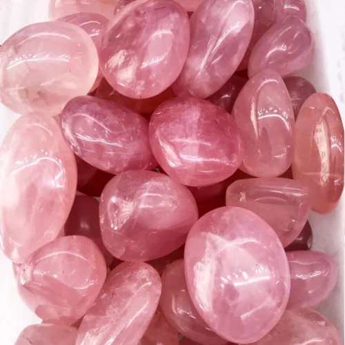 Rose Quartz Palm Stone