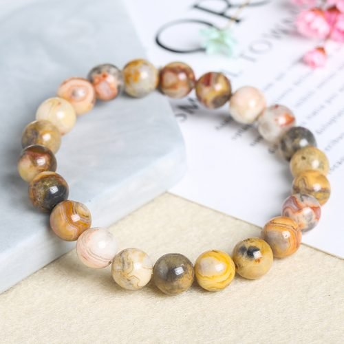 Crazy Lace Agate Bracelet