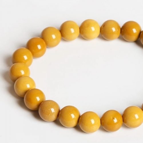 Yellow Mookaite Prayer Beads