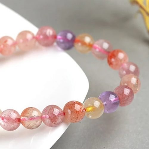 Super Seven Rutilated Prayer Beads