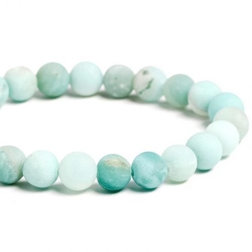 Matte Amazonite Prayer Beads