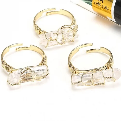 Raw Clear Quartz Wire