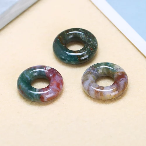 Indian Agate Big Hole Ring