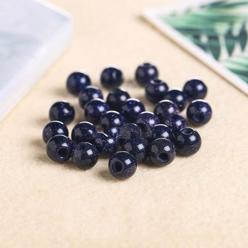 Blue Sandstone Round Big Hole