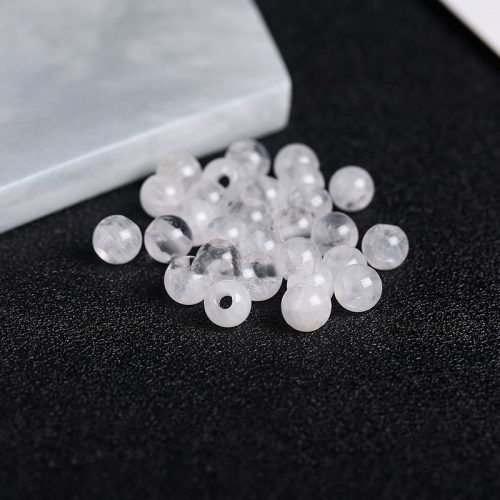 Clear Quartz Round Big Hole