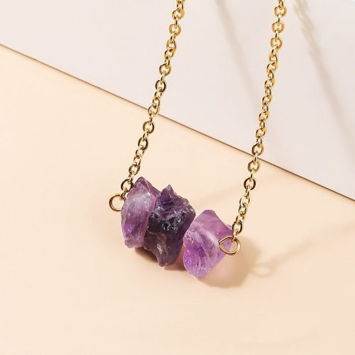 Amethyst Raw Pendant