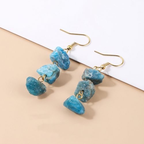 Apatite Raw Earrings